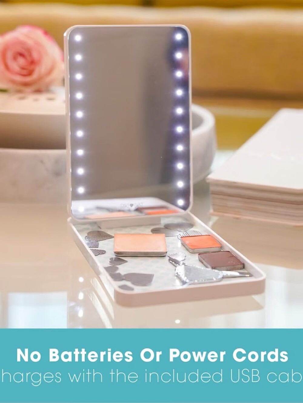 LimeLife Riki Colorful Lighted Mirror